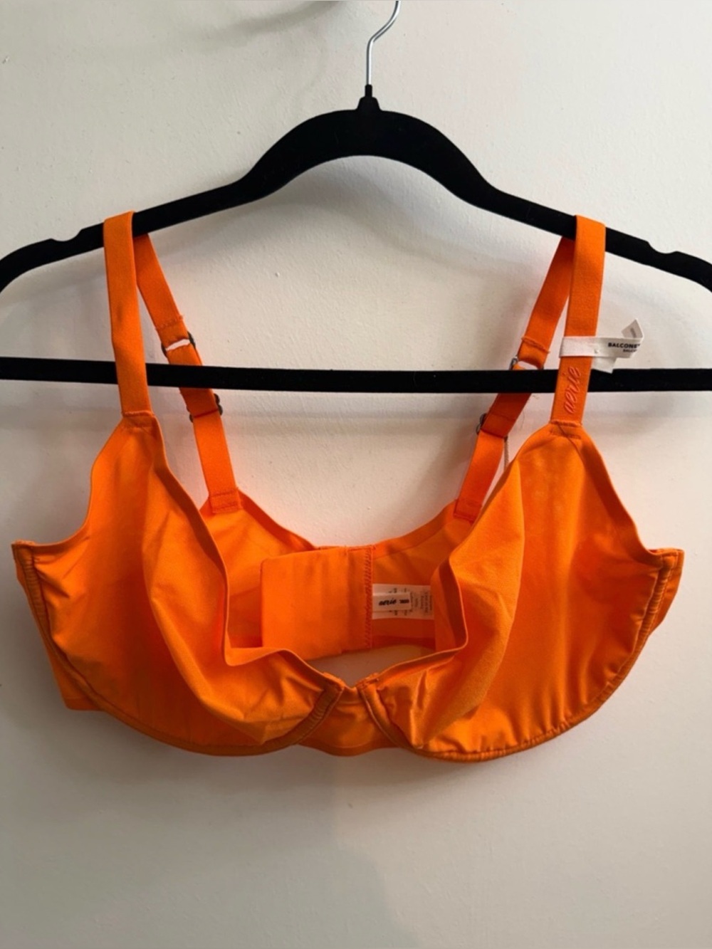 Aerie Women's Size 38DD Smoothez Balconette Sheer Mesh Underwire Orange Bra NWT